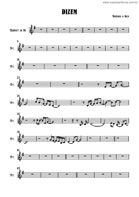 Partitura da música Dizem v.4