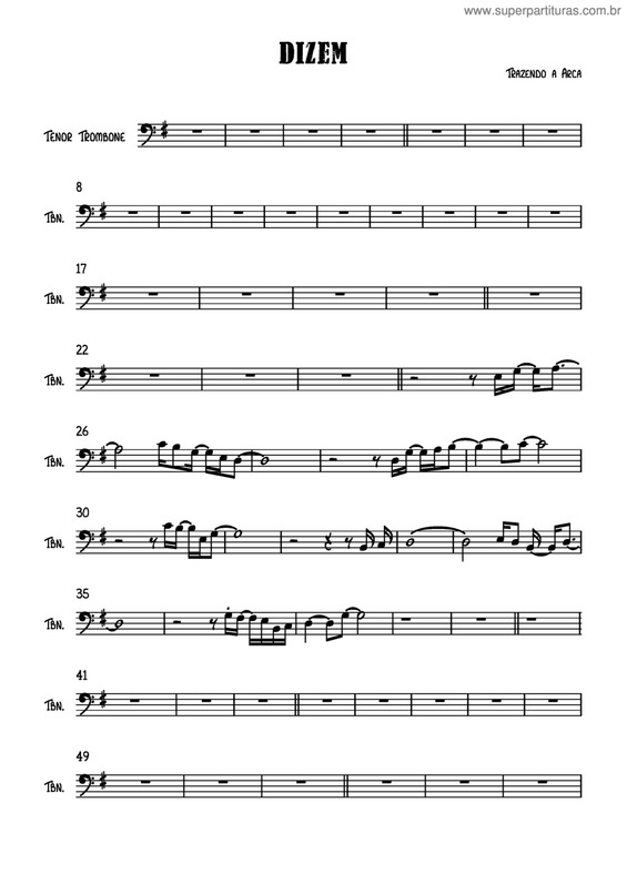 Partitura da música Dizem v.6