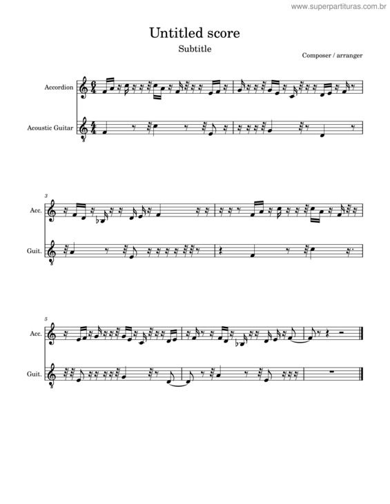 Partitura da música Dmt–Mrt–Free–Ride–Song