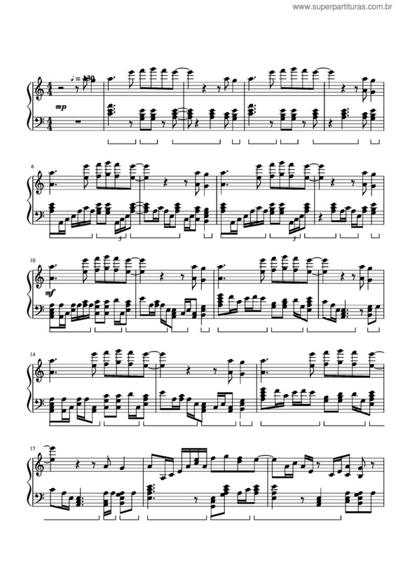 Partitura da música Dna – Bts v.2