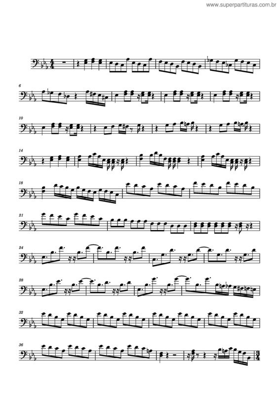 Partitura da música Dna – Mical Teju