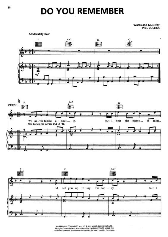 Partitura da música Do You Remember v.4