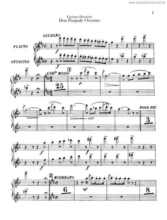 Partitura da música Don Pasquale v.4