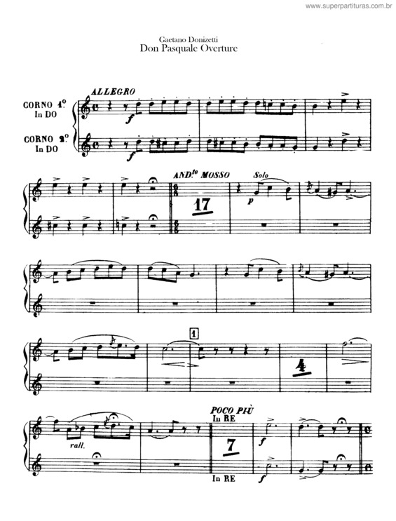 Partitura da música Don Pasquale v.5