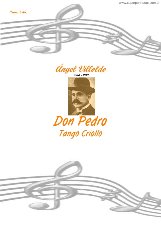 Partitura da música Don Pedro v.2
