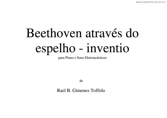 Partitura da música Download da partitura/textos