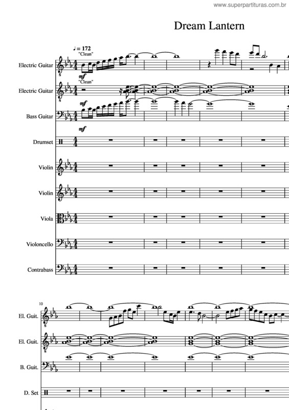 Partitura da música Dream Lantern Wip