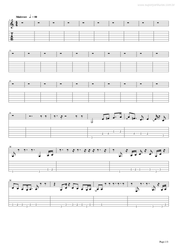 Partitura da música Duas Metades v.2