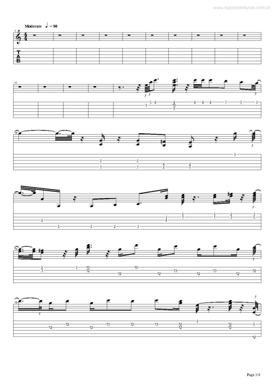 Partitura da música Duas Metades v.5