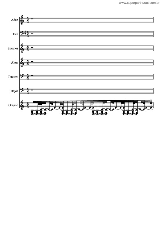 Partitura da música Duo De Adan Y Eva
