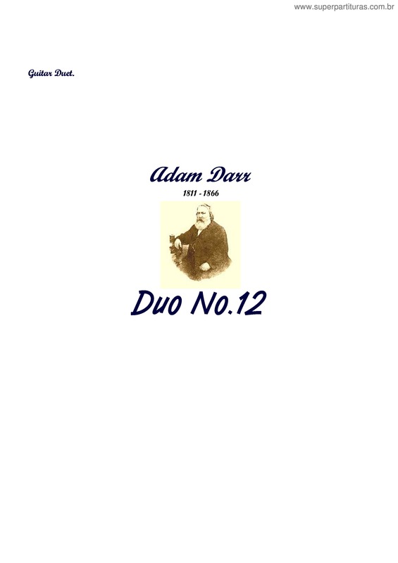 Partitura da música Duo No. 12