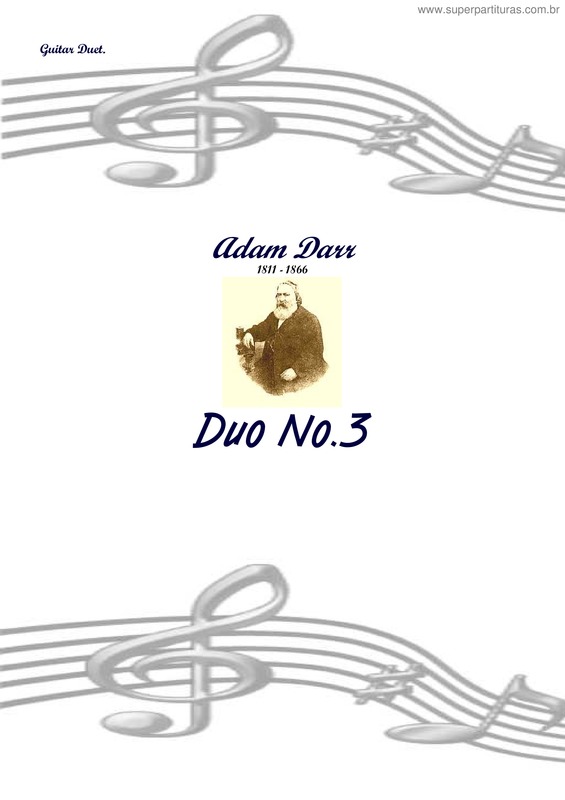 Partitura da música Duo No.3