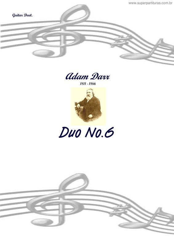 Partitura da música Duo No.6