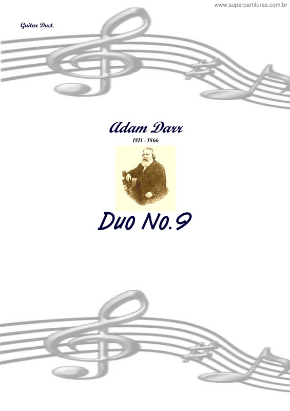 Partitura da música Duo No.9
