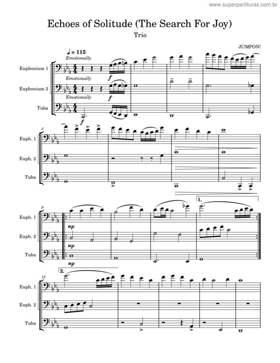 Partitura da música Echoes Of Solitude v.2