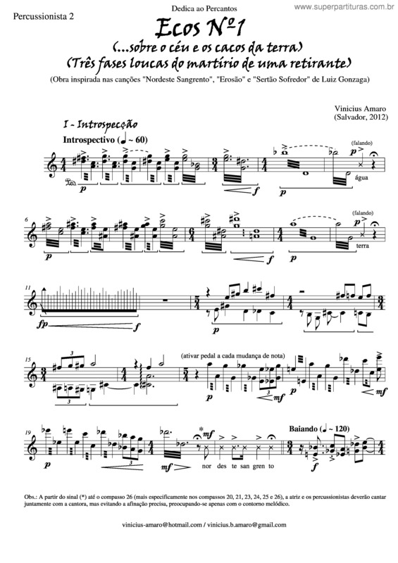 Partitura da música Ecos nº1 v.3