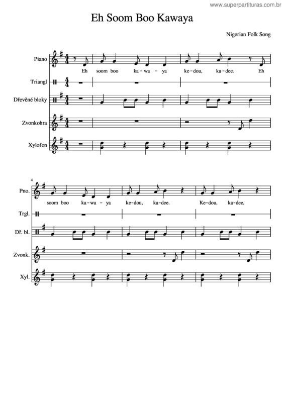 Partitura da música Eh Soom Boo – Synkopa_Cyril_Zabaleny