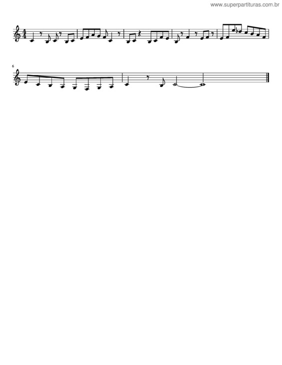 Partitura da música Eh v.4