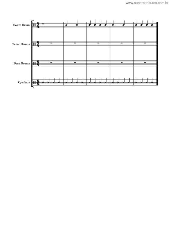 Partitura da música Ejercicios Con Figuras Básicas – 02