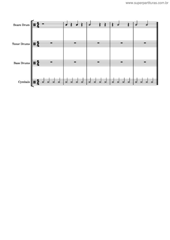 Partitura da música Ejercicios Con Figuras Básicas – 05