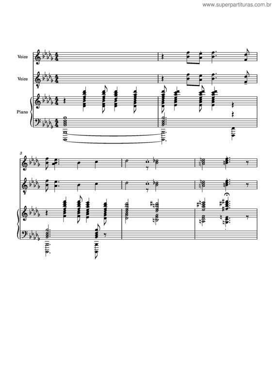 Partitura da música El Baile  – Wiked Musical