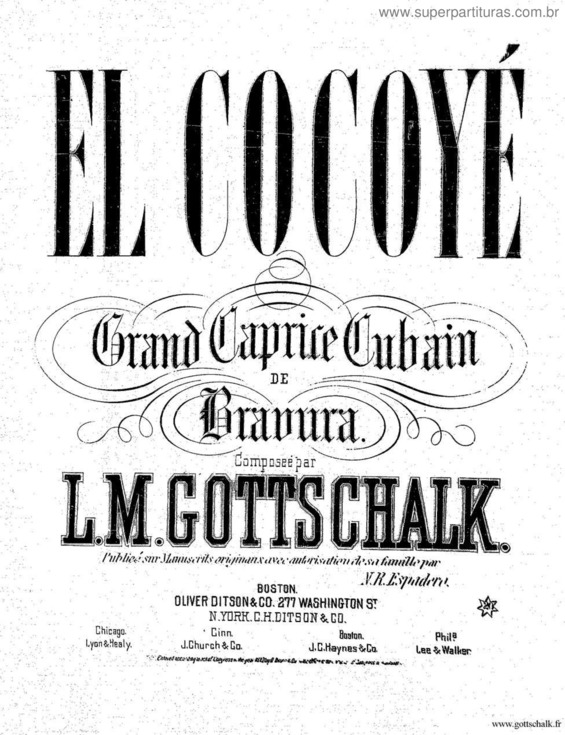 Partitura da música El Cocoyé