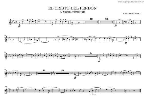 Partitura da música El Cristo Del Perdón