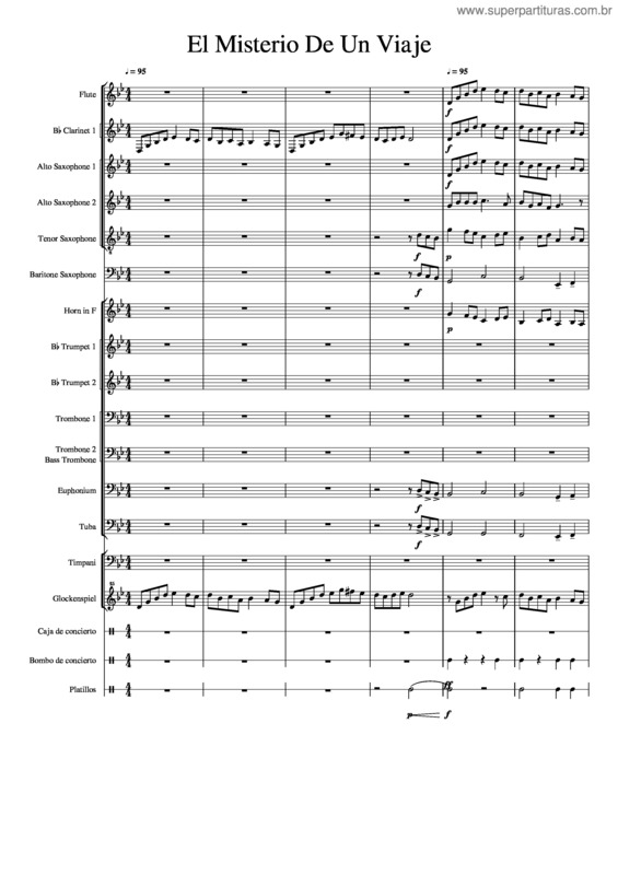 Partitura da música El Misterio De Un Viaje