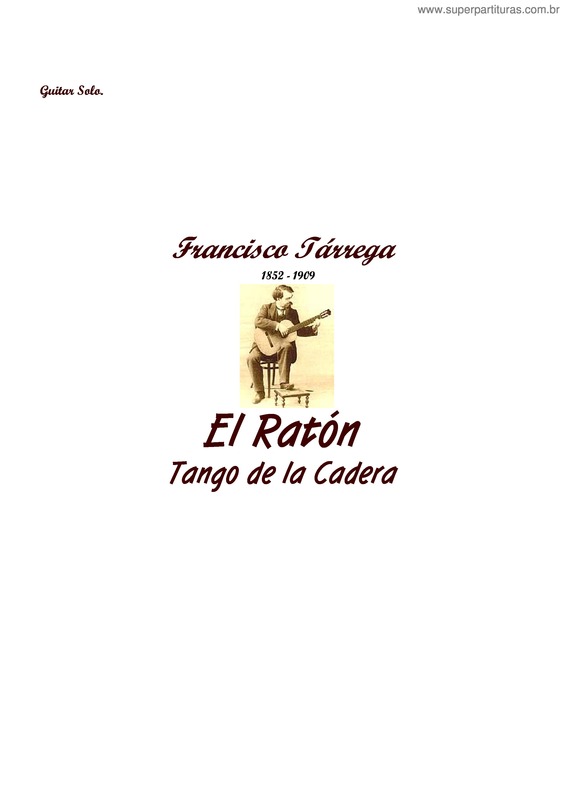 Partitura da música El Raton v.5