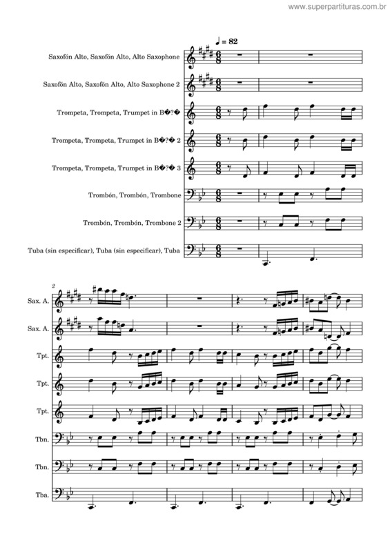 Partitura da música El Rey – Vicente Fernández