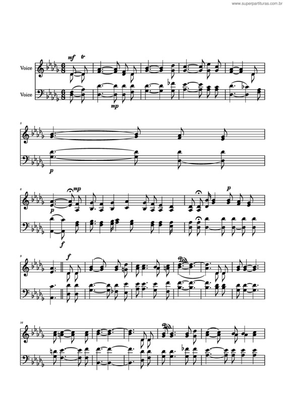 Partitura da música El Señor Es Mi Luz Y Mi Salvacion