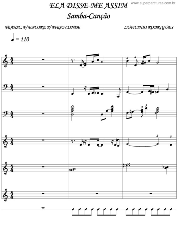 Partitura da música Ela Disse Me Assim v.3