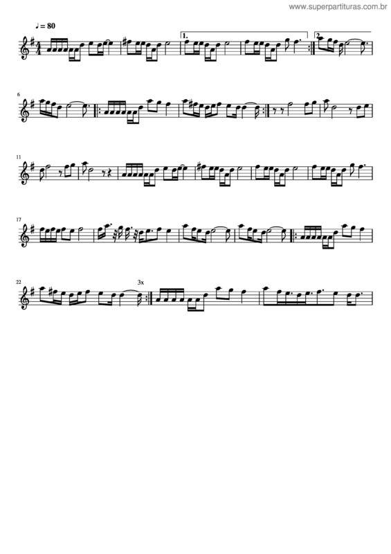 Partitura da música Ele Continua Sendo Bom