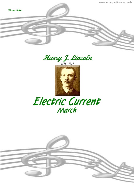 Partitura da música Electric Current