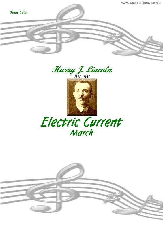 Partitura da música Electric Current