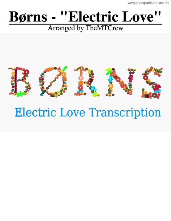 Partitura da música Electric Love