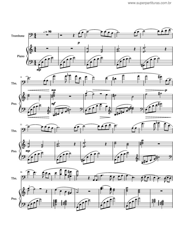 Partitura da música Elegy For The Victims Of The Earthquake And Tsunami v.3