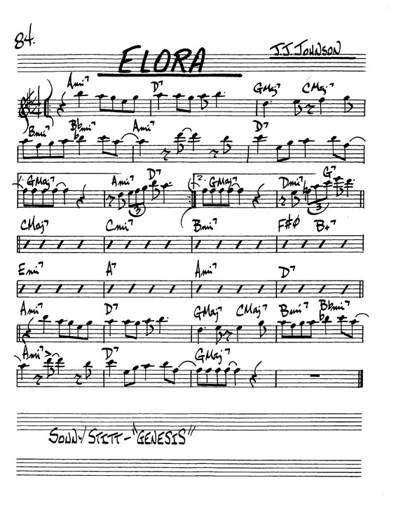 Partitura da música Elora