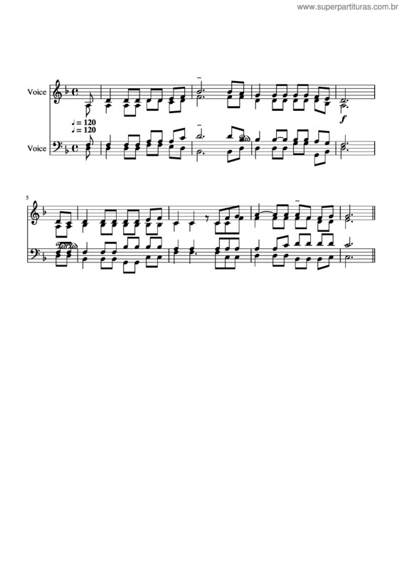 Partitura da música En Toi Ma Confiance