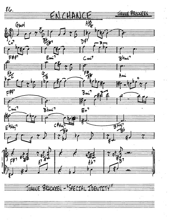 Partitura da música Enchance v.8