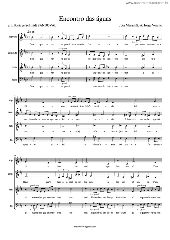 Partitura da música Encontro Das Águas Encontro_Das_Águas