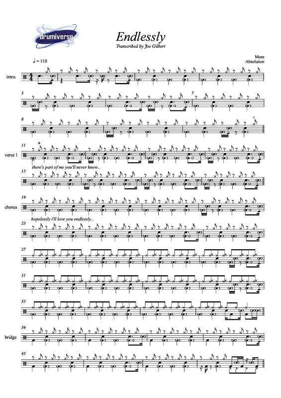 Partitura da música Endlessly