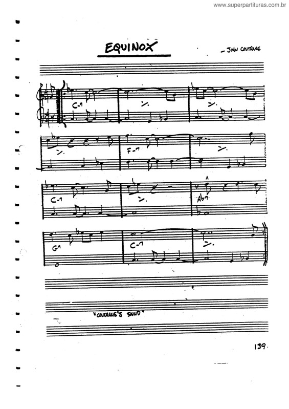 Partitura da música Equinox v.2