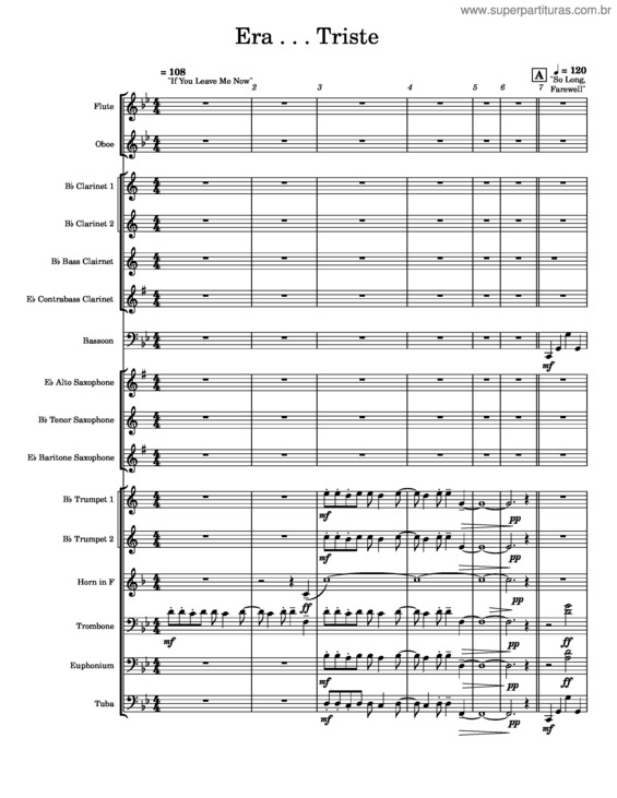 Partitura da música Era . . . Triste v.2