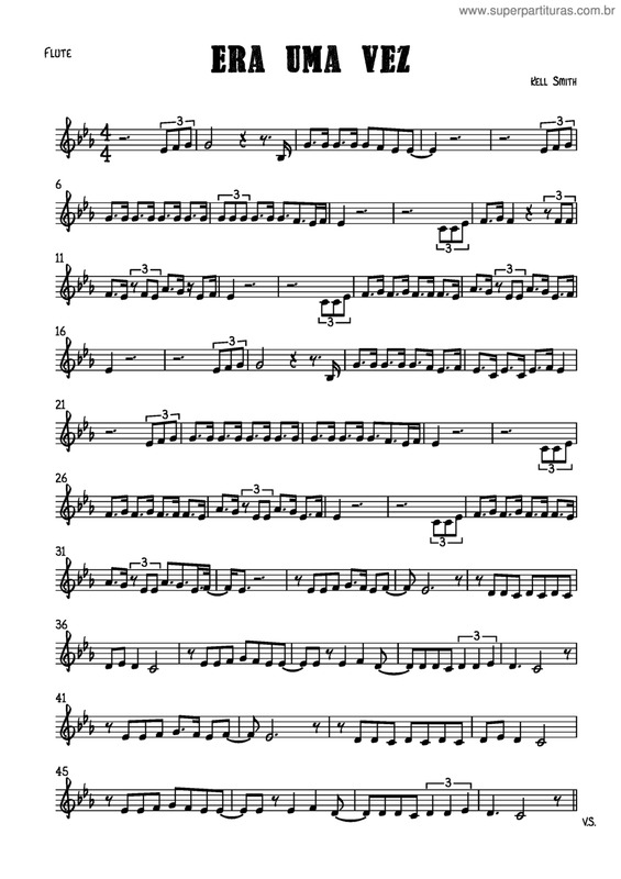 Partitura da música Era Uma Vez v.8