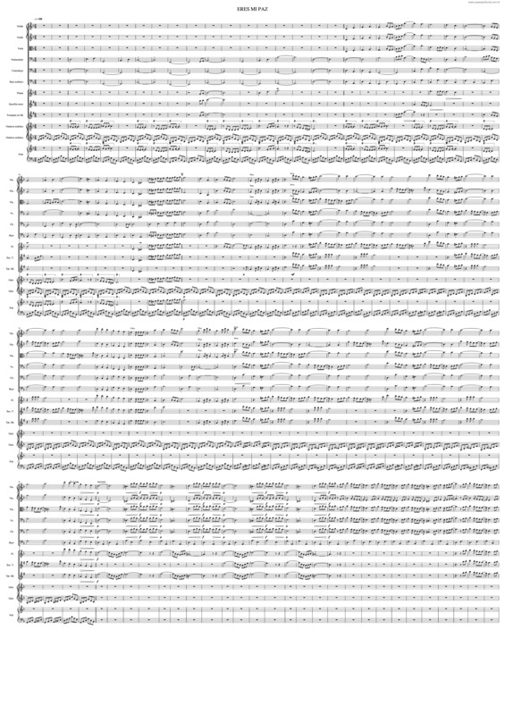 Partitura da música Eres Mi Paz v.2