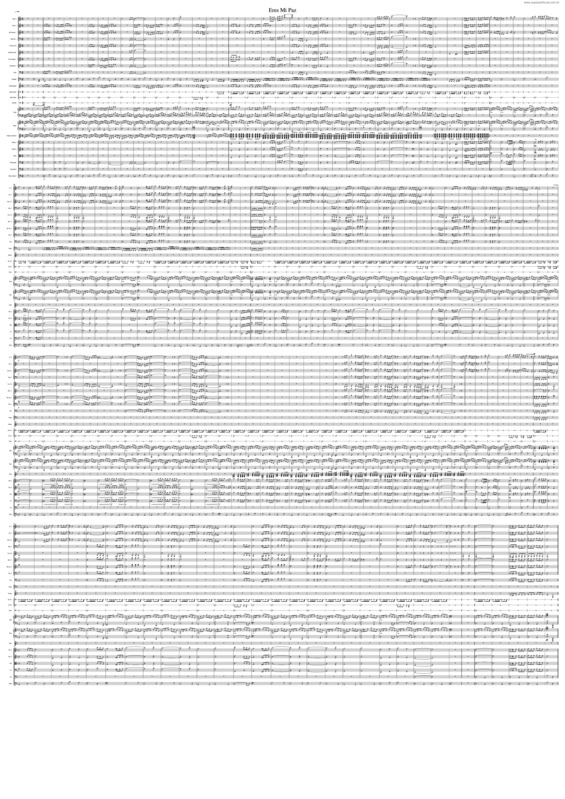 Partitura da música Eres Mi Paz