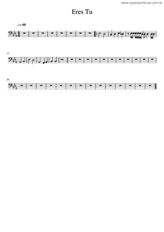 Partitura da música Eres Tu v.11