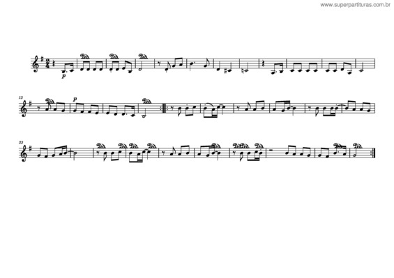 Partitura da música És Água Viva Pe Zezinho – Dfontoura1986