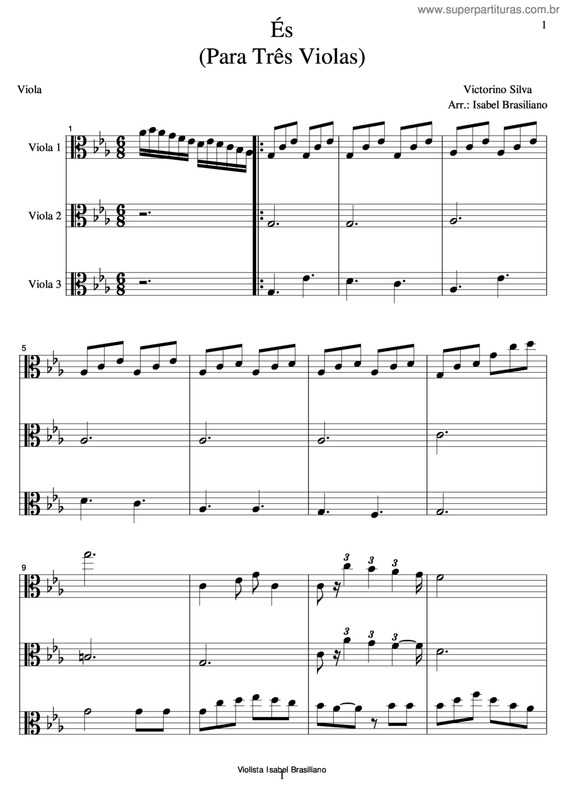 Partitura da música És